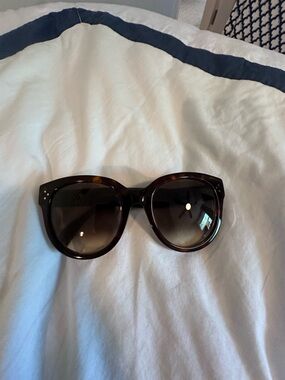 Celine Wayfairer Classic Tortoiseshell Women's Sunglasses - Dark Brown Lenses